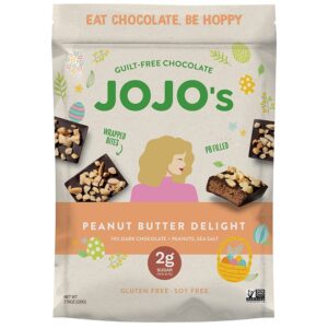 JOJO's Dark Chocolate Peanut Butter Wrapped Bites – Vegan
