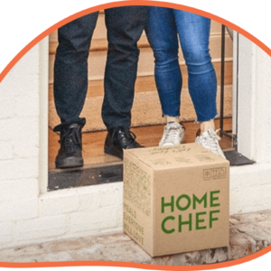 HOME CHEF – delivered to your doorstep. Home Chef brings pre-portioned ingredients to your door in an insulated box, so everything stays fresh and delicious.
