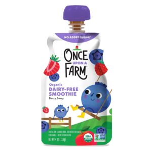 ONCE UPON A FARM, Organic Fruit Smoothie, (4 Ounce)