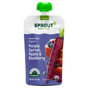 Sprout Organic Stage 2 Baby Food Puree, 3.5 Oz Pouches