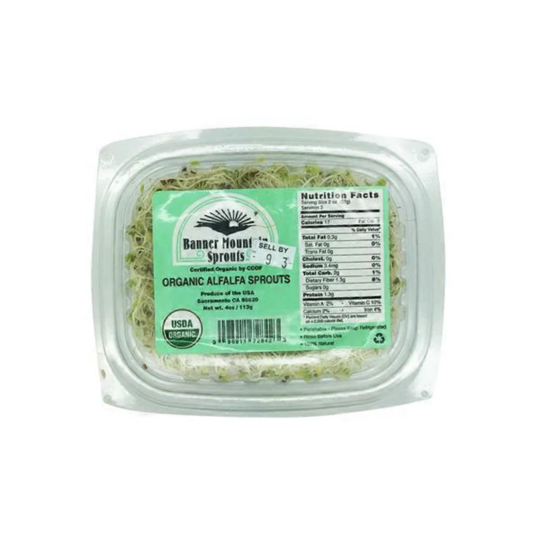 Alfalfa Sprouts – 1 Cup (Organic Preferred)