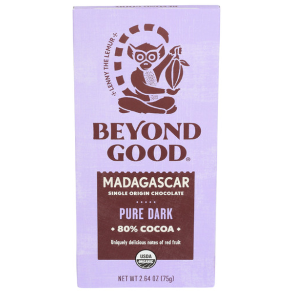 Beyond Good By Madagascar 80% Pure Dark Chocolate