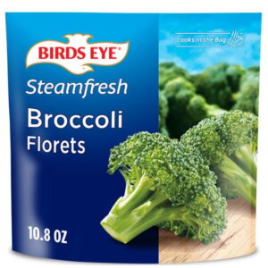 Birds Eye Steamfresh Broccoli Florets - Frozen Vegetables 1 1/3 Cup