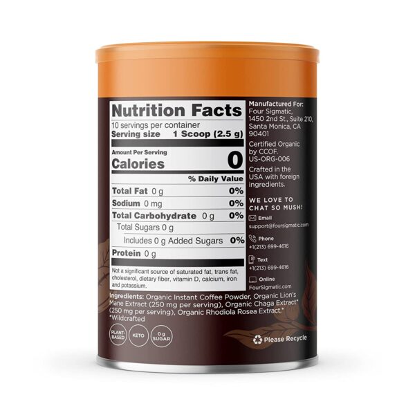 Anthony's Organic Instant Coffee,14oz, Ultra Fine Micro ground, Gluten Free, Arabica, Non-GMO