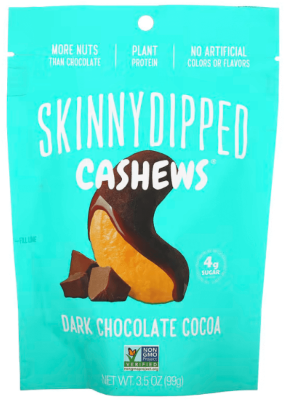 SkinnyDipped, Skinny Dipped Cashews, Dark Chocolate Cocoa, 3.5 oz (99 g)