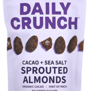 Daily Crunch, Sprouted Almonds, Cacao + Sea Salt, 5 oz (141 g)