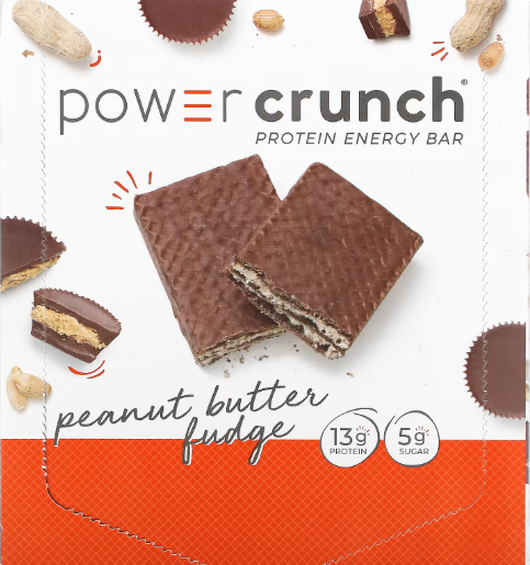 BNRG, Power Crunch Protein Energy Bar, Peanut Butter Fudge, 12 Bars, 1.4 oz each